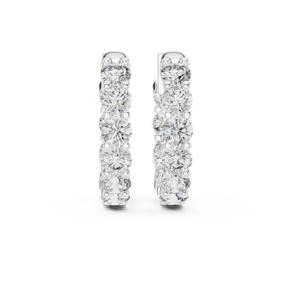 Aurora Eternity Hoop Earrings