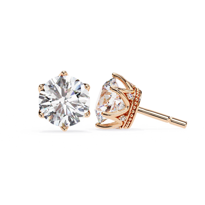 Hexa Stud Earrings