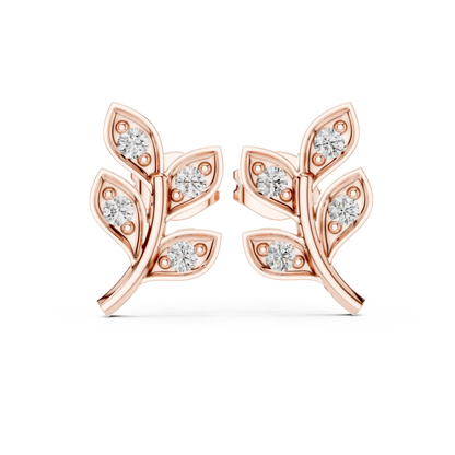 Virelle Leaf Stud Earrings