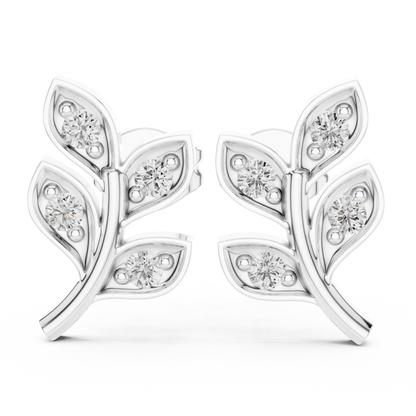 Virelle Leaf Stud Earrings