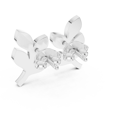 Virelle Leaf Stud Earrings