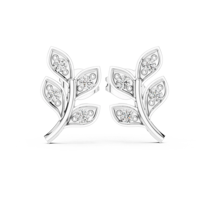 Virelle Leaf Stud Earrings