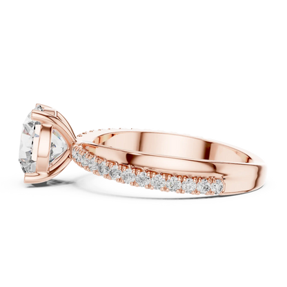 Gentle Bypass Diamond Ring