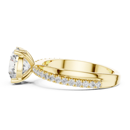 Gentle Bypass Diamond Ring