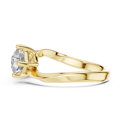 Open Duo Diamond Ring