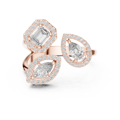 Trio Mosaic Diamond Ring