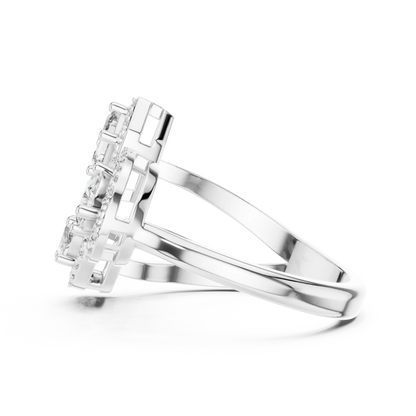 Trio Mosaic Diamond Ring