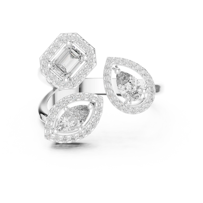 Trio Mosaic Diamond Ring