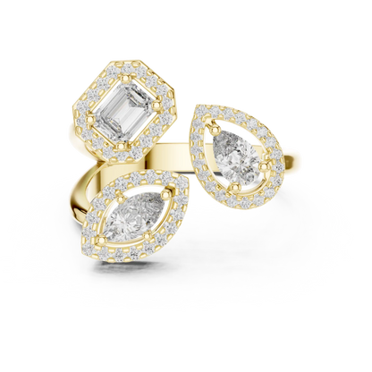Trio Mosaic Diamond Ring
