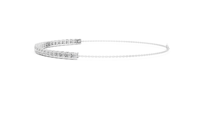 Half Arc Diamond Bracelet