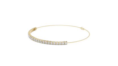 Half Arc Diamond Bracelet