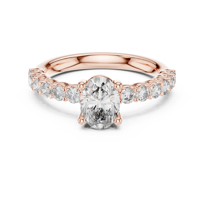 Oval Cadence Diamond Ring