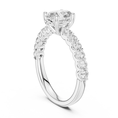 Oval Cadence Diamond Ring