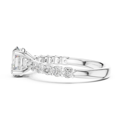 Oval Cadence Diamond Ring