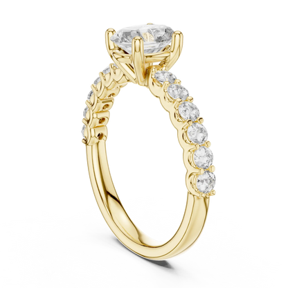 Oval Cadence Diamond Ring