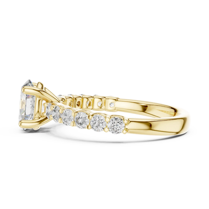 Oval Cadence Diamond Ring