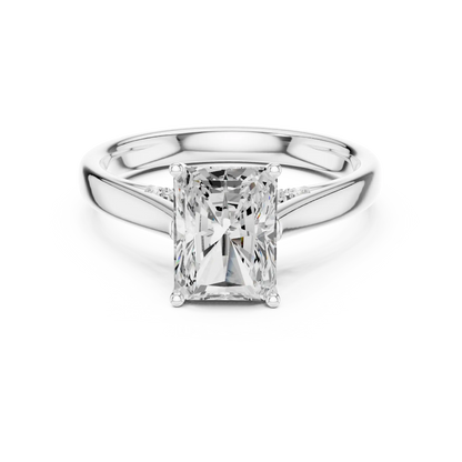 Radiante Split Diamond Ring