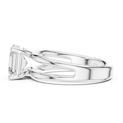 Twin Rise Diamond Ring