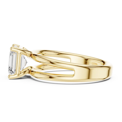 Twin Rise Diamond Ring