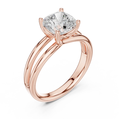 Twin Arc Diamond Ring