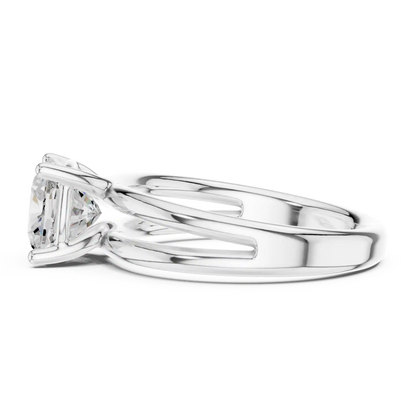 Twin Arc Diamond Ring