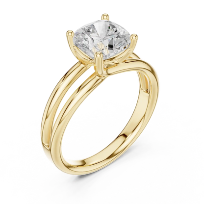 Twin Arc Diamond Ring