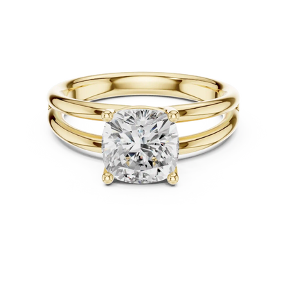 Twin Arc Diamond Ring