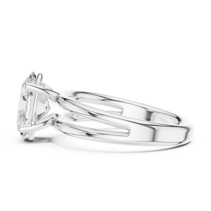 Twin Track Diamond Ring