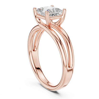 Crossing Streams Diamond Ring