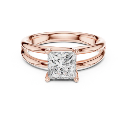 Crossing Streams Diamond Ring