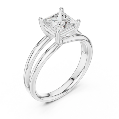 Crossing Streams Diamond Ring