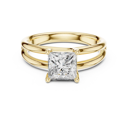 Crossing Streams Diamond Ring