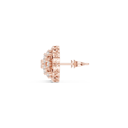 Rosette Stud Earrings