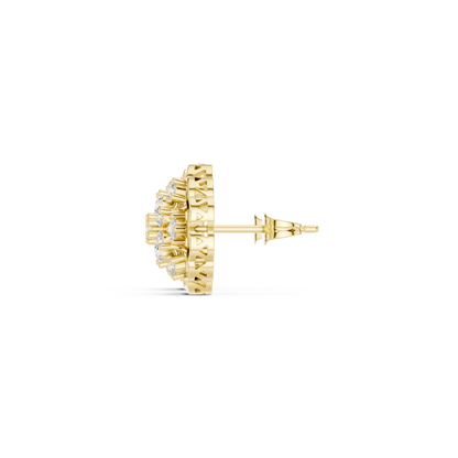 Rosette Stud Earrings