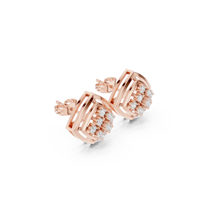 Glimmer Cube Earrings