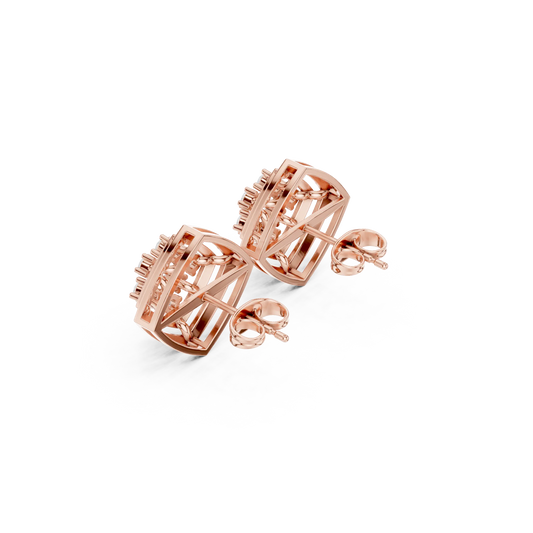 Glimmer Cube Earrings