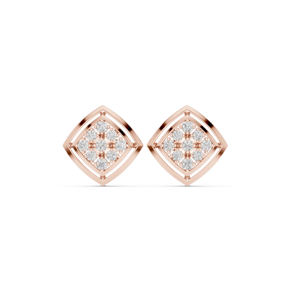 Glimmer Cube Earrings
