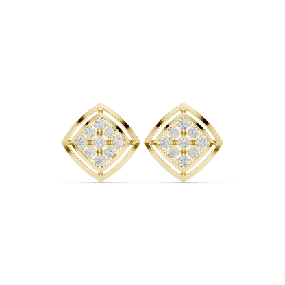 Glimmer Cube Earrings