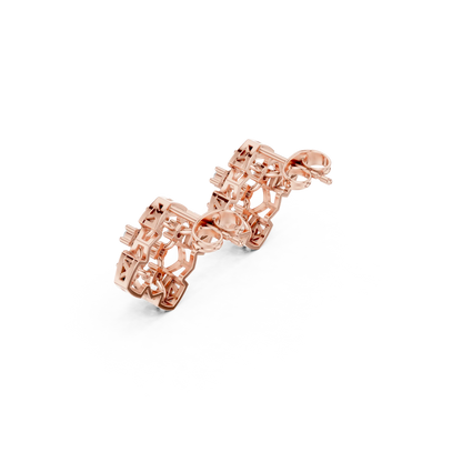 The Honeycomb Spark Earrings