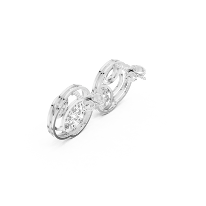 Cosmic Coil Stud Earrings