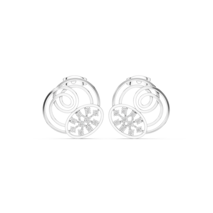 Cosmic Coil Stud Earrings
