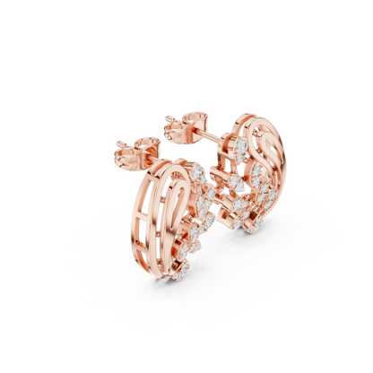 Glimmer Curl Earrings