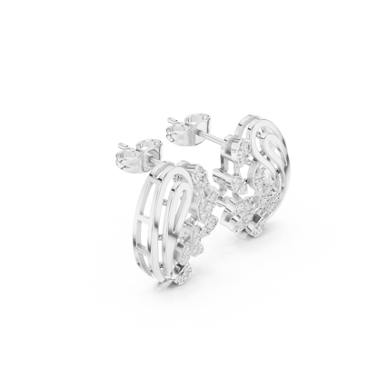 Glimmer Curl Earrings