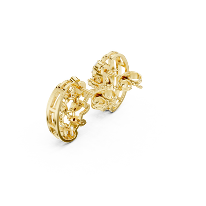 Glimmer Curl Earrings
