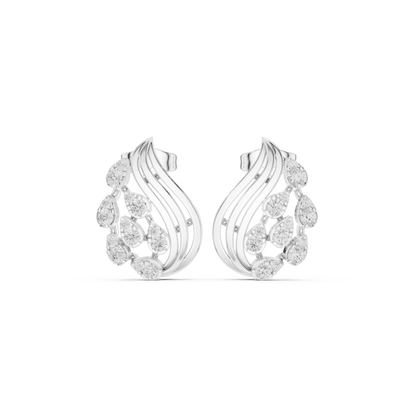 Glimmer Curl Flip Earrings