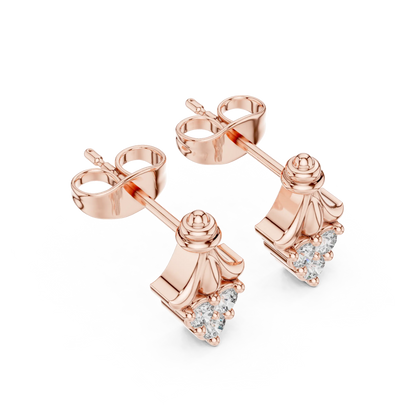 Rosette Drop Earrings
