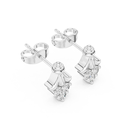 Rosette Drop Earrings