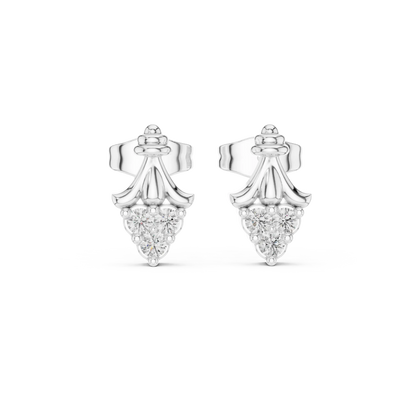 Rosette Drop Earrings