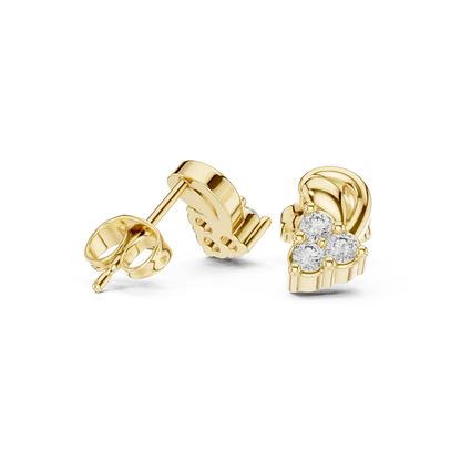 Ribbon Spark Earrings