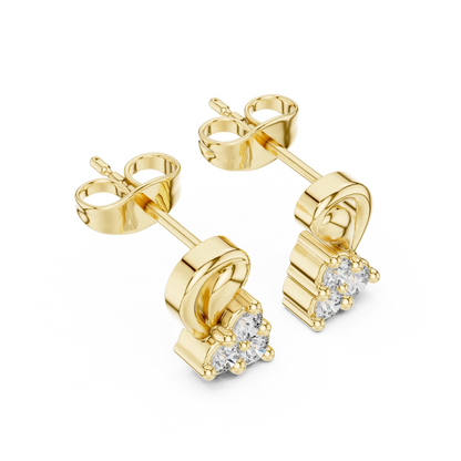 Ribbon Spark Earrings